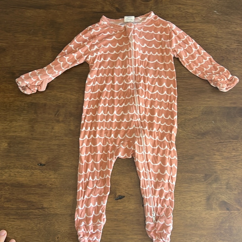 Larkspur Baby bamboo footie